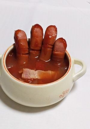 簡単☆ハロウィン血みどろスープ-レシピのメイン写真
