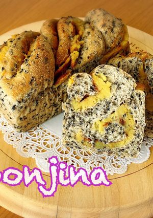 あこ天然酵母で作るごまさつまブレッド-レシピのメイン写真
