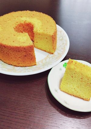 米粉のかぼちゃシフォンケーキ-レシピのメイン写真