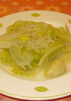 白菜のオリーブオイル蒸し-レシピのメイン写真