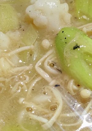 米粉できりたんぽ風スープ-レシピのメイン写真