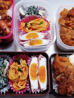 高校生息子、旦那、娘弁当(10/31)-レシピのメイン写真