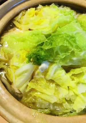 鍋の素活用●白菜＆豆腐の鶏肉煮込うどん鍋-レシピのメイン写真