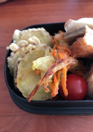 サクサクのサツマイモ天ぷらとかき揚げ-レシピのメイン写真