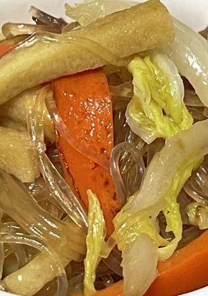 アレルギー対応　高野豆腐の甘辛チャプチェ-レシピのメイン写真
