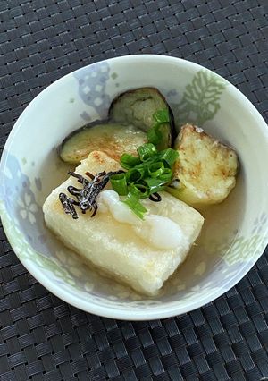 米粉で揚げ出し餅&なす-レシピのメイン写真