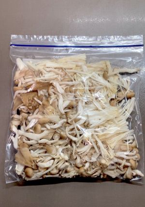 キノコの冷凍保存-レシピのメイン写真