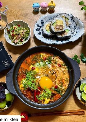 『白石一温麺』×スンドゥブ-レシピのメイン写真