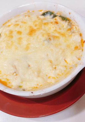 豆腐と鮭フレークのダイエットグラタン-レシピのメイン写真