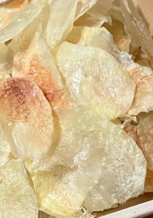 ノンフライのポテトチップス（うす塩）-レシピのメイン写真