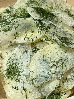 ノンフライのポテトチップス(のり塩)-レシピのメイン写真