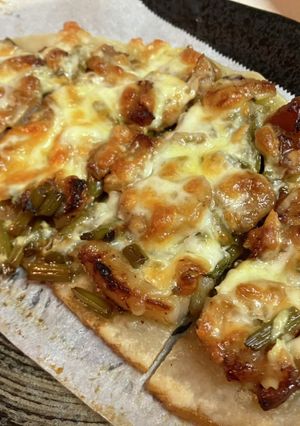 隙間時間に出来る！簡単米粉ピザ-レシピのメイン写真