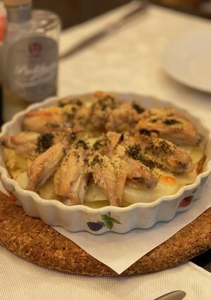 簡単#チキンスペアリブじゃが芋オーブン焼-レシピのメイン写真