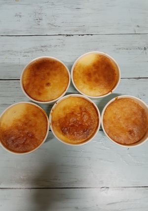 マシュマロプリンチーズケーキカップイン-レシピのメイン写真