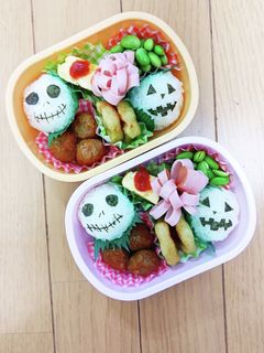 お弁当 双子 記録用 ハロウィン-レシピのメイン写真
