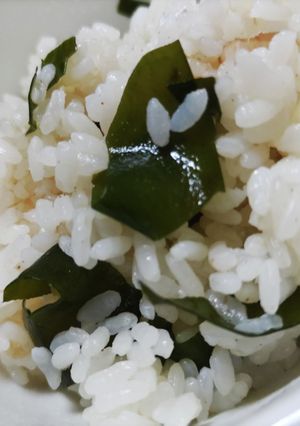 生ワカメと削り節の混ぜご飯-レシピのメイン写真