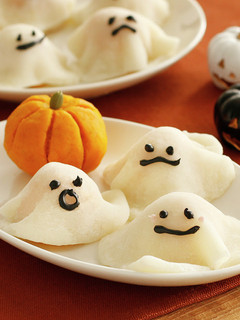 切りもちで簡単☆ハロウィンおばけもち-レシピのメイン写真