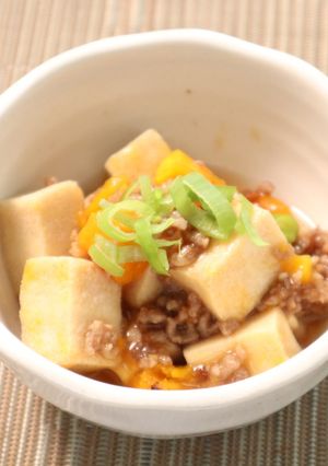 高野豆腐のかぼちゃ餡かけ-レシピのメイン写真