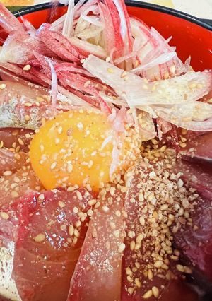 釣って来た小さいイナダで丼-レシピのメイン写真
