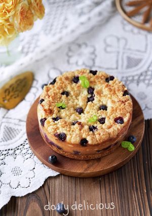 ブルーベリークランブルチーズケーキ-レシピのメイン写真