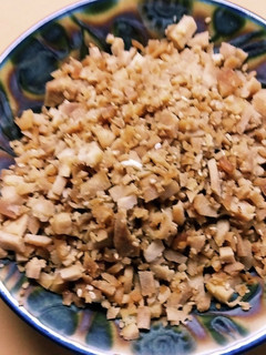 自己流 高野豆腐でそぼろ丼の種-レシピのメイン写真