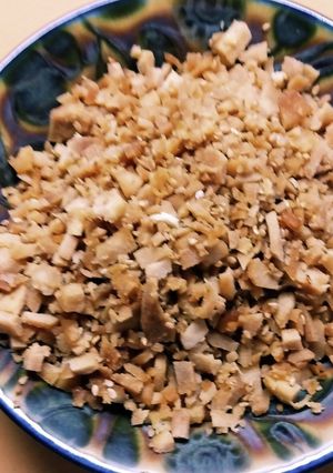 自己流 高野豆腐でそぼろ丼の種-レシピのメイン写真