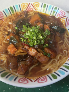 カボチャとしめじのアヒージョ・ラーメン-レシピのメイン写真