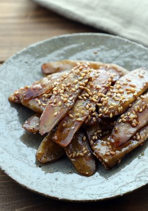 ごぼうの甘辛揚げ-レシピのメイン写真