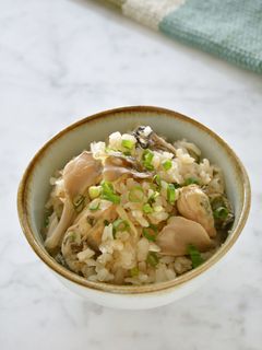 牡蠣と舞茸の炊き込みご飯-レシピのメイン写真