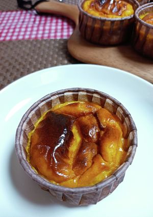 ★カップの*かぼちゃバスクチーズケーキ*-レシピのメイン写真
