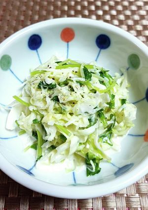 ★簡単!キャベツと豆苗の*コールスロー*-レシピのメイン写真