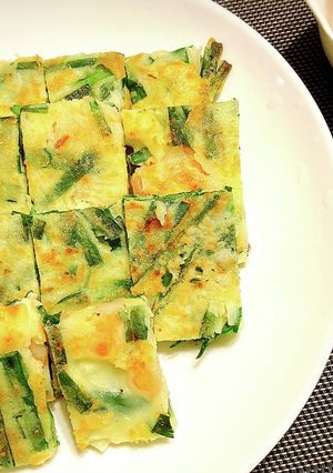 米粉だけで作ったもちもちチヂミ-レシピのメイン写真