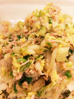 すぐ出来!簡単副菜!白菜とツナの和え物-レシピのメイン写真