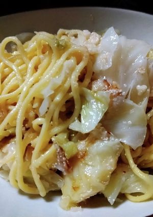 明太子焼きそばパスタ風-レシピのメイン写真
