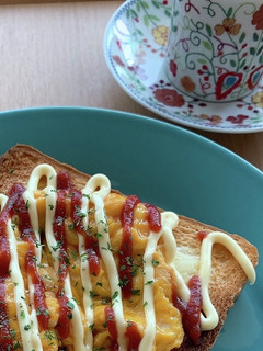 スクランブルエッグ*トースト-レシピのメイン写真