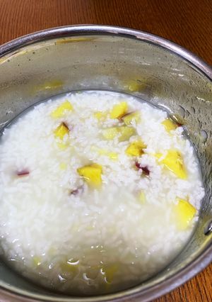 さつまいものお粥(残りご飯)-レシピのメイン写真