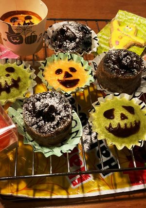 米粉で簡単ハロウィン蒸しパン-レシピのメイン写真