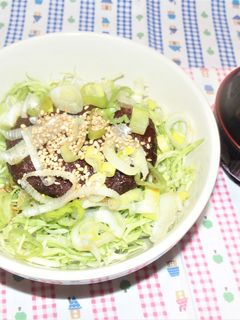 ソースメンチカツ丼-レシピのメイン写真