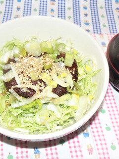 ソースメンチカツ丼-レシピのメイン写真