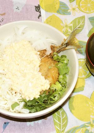 タルタルソースのアジフライ丼-レシピのメイン写真