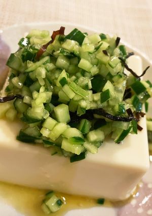 きゅうりのだしの冷奴-レシピのメイン写真