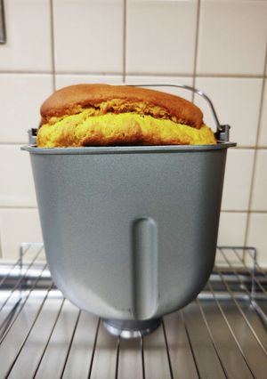 ふかふか♪かぼちゃ食パン-レシピのメイン写真