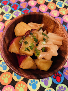 さつまいもとちくわぶのほったらかし煮-レシピのメイン写真