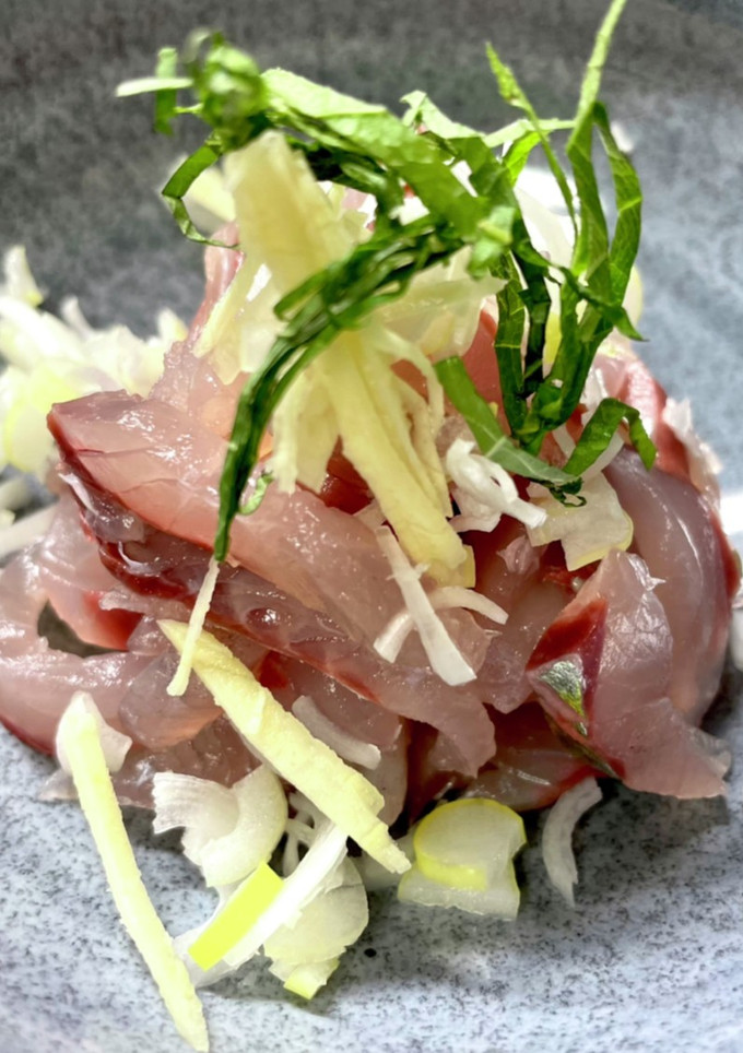 釣りたてを即〆して造るアジのたたき-レシピのメイン写真
