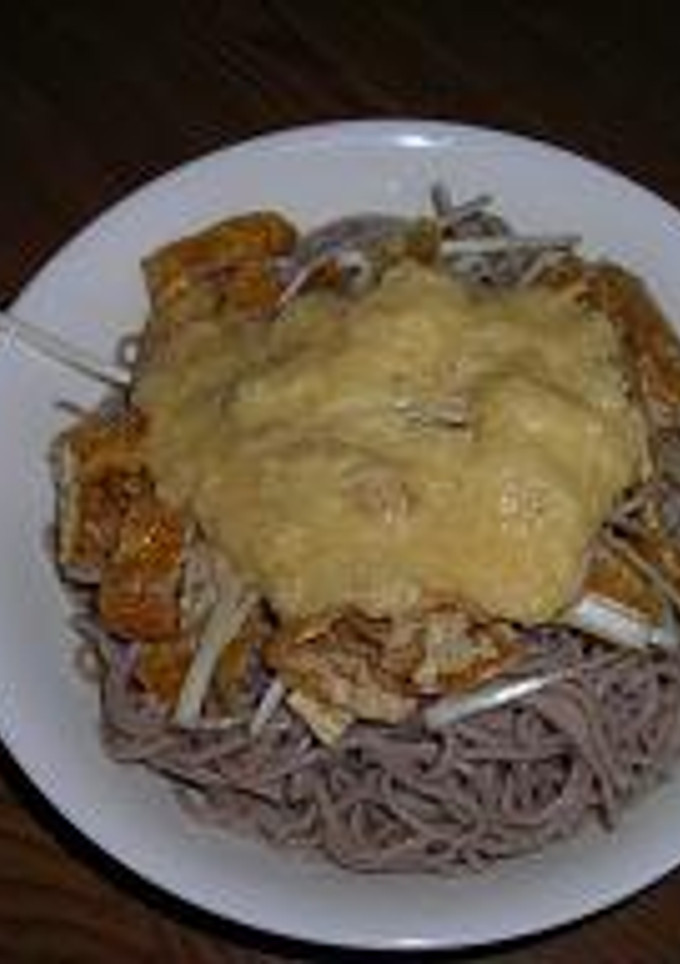 油揚げとしらがねぎのとろろ蕎麦-レシピのメイン写真