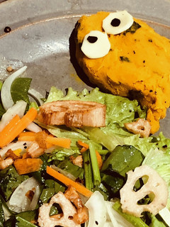 オバケかぼちゃサラダ-レシピのメイン写真