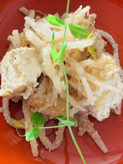 レンジで超簡単!もやしと厚揚げの胡麻煮-レシピのメイン写真