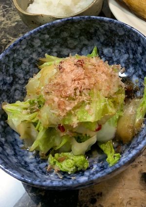 レンチン白菜で胡麻油香るおかかポン酢和え-レシピのメイン写真