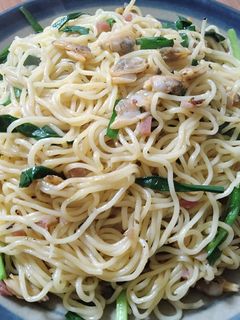 絶品♪あさりとカリカリ小梅の塩焼きそば-レシピのメイン写真
