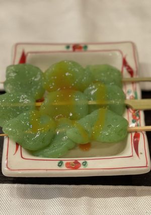 簡単#刺身こんにゃくを串刺しに-レシピのメイン写真